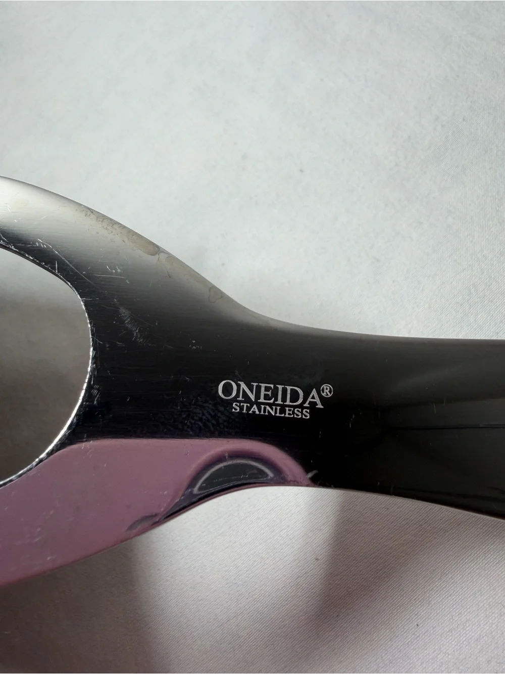 Oneida Black Nylon Slotted Turner Spatula with Stainless Steel Handle